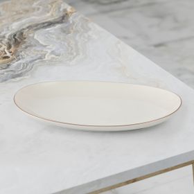 Güral Porselen Elıps 25 cm Kayık Tabak