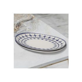 Güral Porselen Elıps 25 cm Kayık Tabak