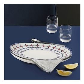 Güral Porselen Elıps 25 cm Kayık Tabak
