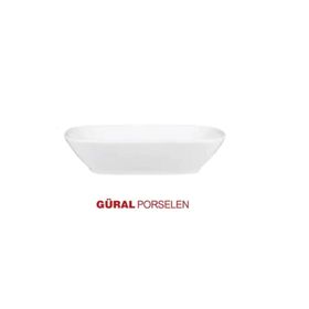 Güral Porselen EO12KR 12 CM 12 Adet Dörtgen Kayık Tabak