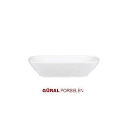 Güral Porselen EO12KR 12 CM 12 Adet Dörtgen Kayık Tabak