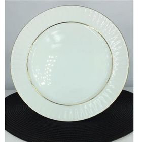 Güral Porselen Gür Sf25 Düz 25 cm Servis Tabağı