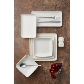 Güral Porselen Kansas 54 Parça Platin Fileli Yemek Takımı