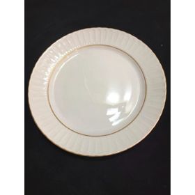 Güral Porselen Mat Sedef 25 cm 6'lı Düz Yemek Tabağı