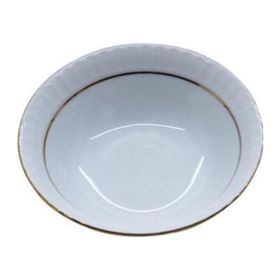 Güral Porselen Mat Yaldızlı 12'li Çukur Yemek Tabağı