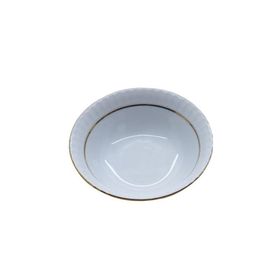 Güral Porselen Mat Yaldızlı 12'li Çukur Yemek Tabağı
