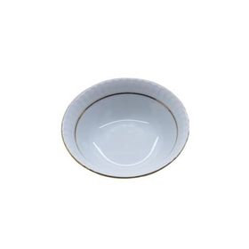 Güral Porselen Mat Yaldızlı 12'li Çukur Yemek Tabağı