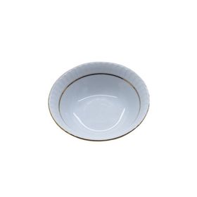 Güral Porselen Mat Yaldızlı 12'li Çukur Yemek Tabağı