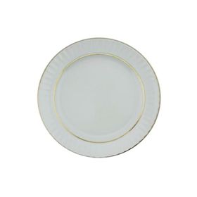 Güral Porselen Mat Yaldızlı 16 cm 12'li Düz Pasta Tabağı