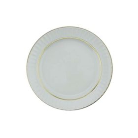 Güral Porselen Mat Yaldızlı 16 cm 12'li Düz Pasta Tabağı