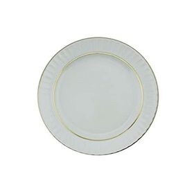 Güral Porselen Mat Yaldızlı 16 cm 12'li Düz Pasta Tabağı