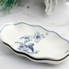 Güral Porselen Nesrin 25 cm 2'li Kayık Tabak Seti