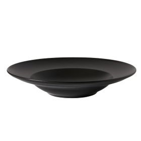 Güral Porselen Reno Bodrum Siyah 26 cm Bone Makarna Tabağı
