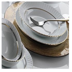 Güral Porselen Sedef 19 cm Yemek Tabağı
