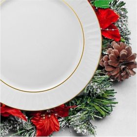 Güral Porselen Sedef 6x25 cm Düz Tabak