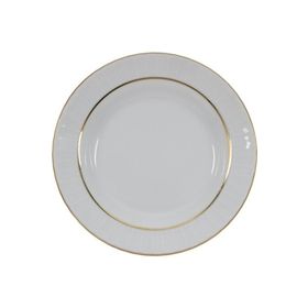 Güral Porselen Sedef Altın Fileli 22 cm 6 Adet Çukur Yemek Tabak