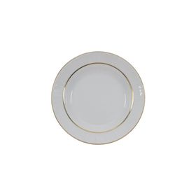 Güral Porselen Sedef Altın Fileli 22 cm 6 Adet Çukur Yemek Tabak