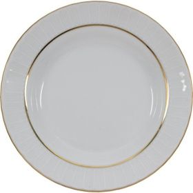 Güral Porselen Sedef Altın Fileli 6x19 cm Çukur Yemek Tabağı