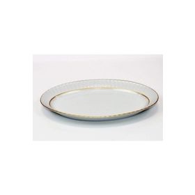 Güral Porselen Sedef Çift File 25 cm Kayık Tabak
