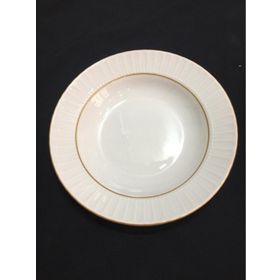 Güral Porselen Sedef Mat 22 cm 6'lı Çukur Tabak