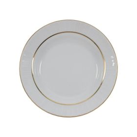 Güral Porselen Sedef Yaldızlı 19 cm Çukur Tabak