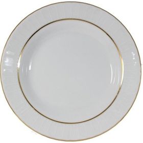 Güral Porselen Sedef Yaldızlı 20 cm Düz Tabak