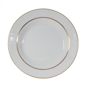 Güral Porselen Sedef Yaldızlı 25 cm Düz Tabak