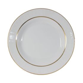 Güral Porselen Sedef Yaldızlı 25 cm Düz Tabak