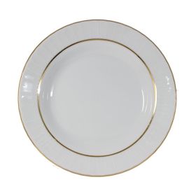 Güral Porselen Sedef Yaldızlı 25 cm Düz Tabak