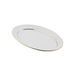 Güral Porselen Sedef Yaldızlı 25 cm Kayık Tabak