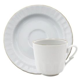 Güral Porselen Sedefli 6'lı Çay Fincan Takımı
