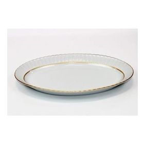 Güral Porselen Sf30ky Sedef Çift File 30 cm Kayık Tabak