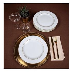 Güral Porselen Soprano 25 cm 6 Adet Düz Tabak