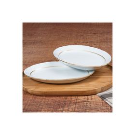 Güral Porselen Soprano Gold 25 cm 2 Adet Kayık Tabak