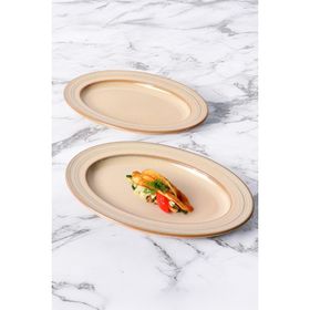 Güral Porselen Valeron 2'li 29 cm Kayık Tabak Seti
