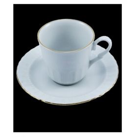 Güral Porselen Yaldızlı 12 Parça Çay Fincan Takımı