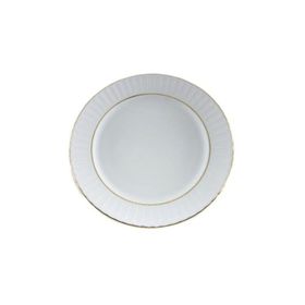 Güral Porselen Yaldızlı 12'li 19 cm Çukur Yemek Tabağı
