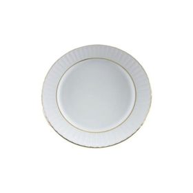 Güral Porselen Yaldızlı 12'li 19 cm Çukur Yemek Tabağı