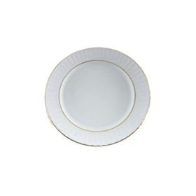 Güral Porselen Yaldızlı 12'li 19 cm Çukur Yemek Tabağı
