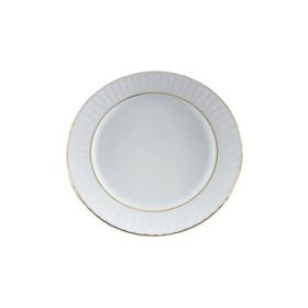 Güral Porselen Yaldızlı 12'li 19 cm Çukur Yemek Tabağı