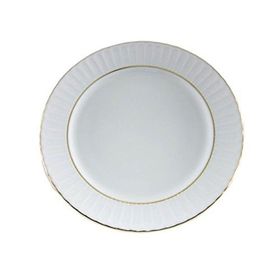 Güral Porselen Yaldızlı 17 cm 12 Adet Çukur Yemek Tabağı