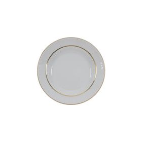 Güral Porselen Yaldızlı 6'lı 19 CM Çukur Yemek Tabağı