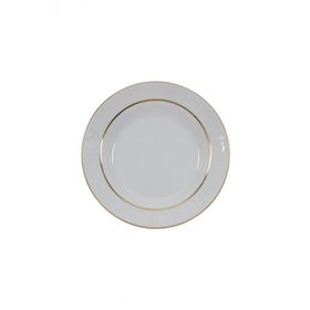 Güral Porselen Yaldızlı 6'lı 19 CM Çukur Yemek Tabağı