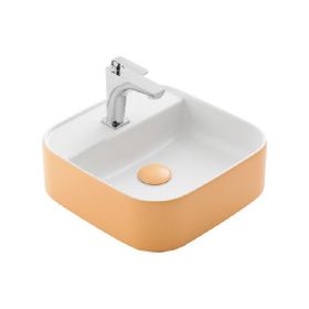 Güral Vit Nova Sarı Mobilya Üstü Lavabo