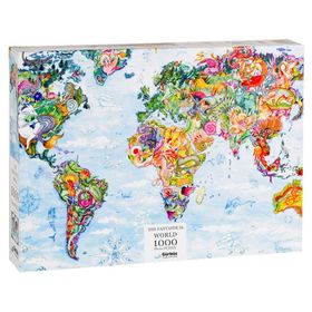Gürbüz 12101 1000 Parça Mitolojik Harita Fantastik Puzzle
