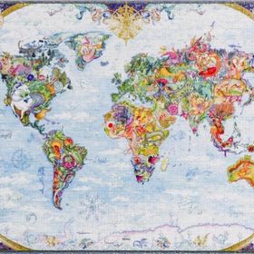 Gürbüz 12101 1000 Parça Mitolojik Harita Fantastik Puzzle