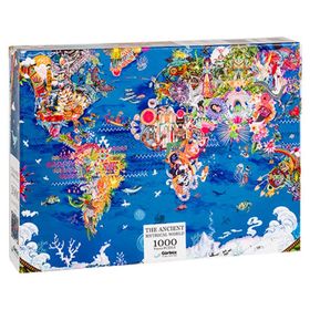 Gürbüz 12102 1000 Parça Mitolojik Harita Fantastik Puzzle
