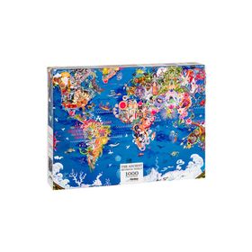 Gürbüz 12102 1000 Parça Mitolojik Harita Fantastik Puzzle