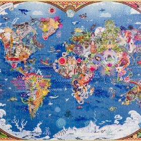 Gürbüz 12102 1000 Parça Mitolojik Harita Fantastik Puzzle