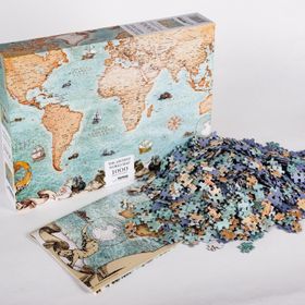 Gürbüz 12103 1000 Parça Antik Harita Puzzle